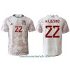 Camiseta de fútbol México Hirving Lozano 22 Segunda Equipación Mundial 2022 - Hombre